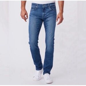 Paige Blue Federal Slim Straight Jeans 33W